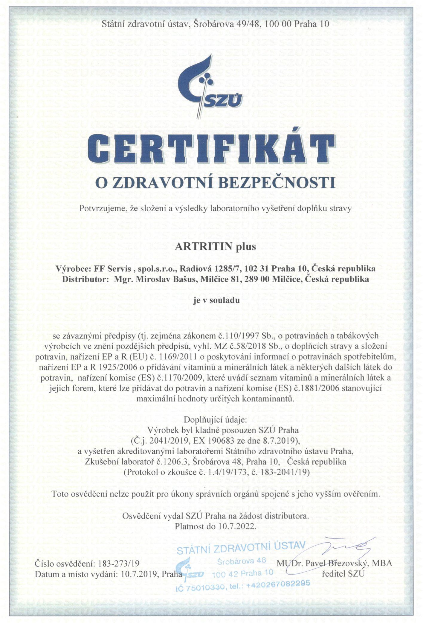 ARTRITIN Plus (od 2 balení poštovné a balné ZDARMA)